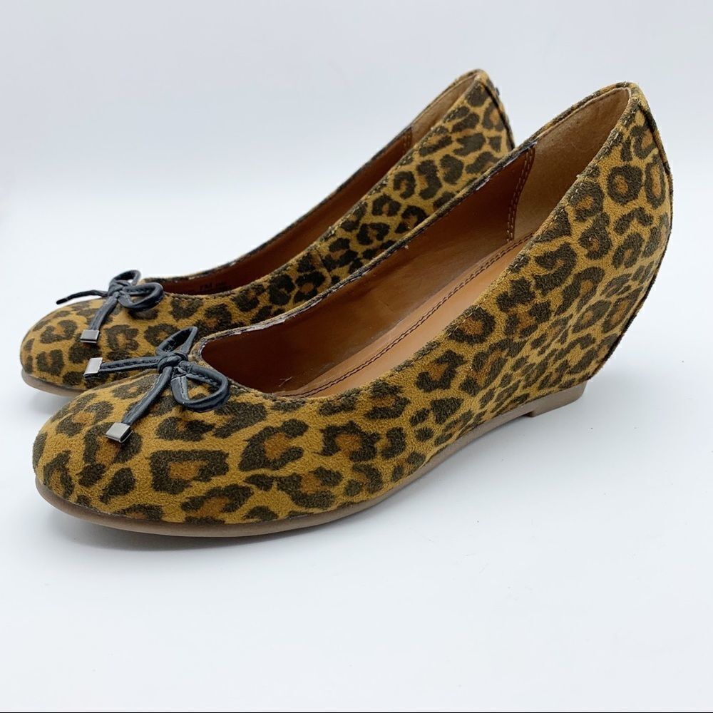 Chinese Laundry Alliwant Leopard Print Print Wedge‎
